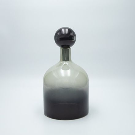ΚΑΡΑΦΑ ΓΥΑΛΙΝΗ ΛΕΥΚΟ-ΜΑΥΡΟ 29x16cm