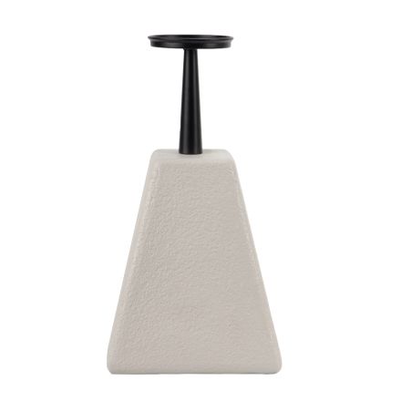 ΚΗΡΟΠΗΓΙΟ MDF - ΜΕΤΑΛΛΙΚΟ ΛΕΥΚΟ - ΜΑΥΡΟ 20x20x33cm