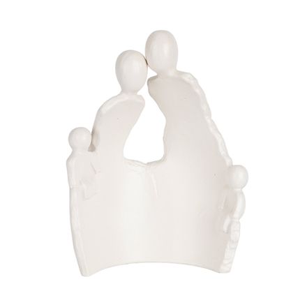 ΓΛΥΠΤΟ ΟΙΚΟΓΕΝΕΙΑ ΚΕΡΑΜΙΚΟ ΛΕΥΚΟ 14.2x8x19.5cm