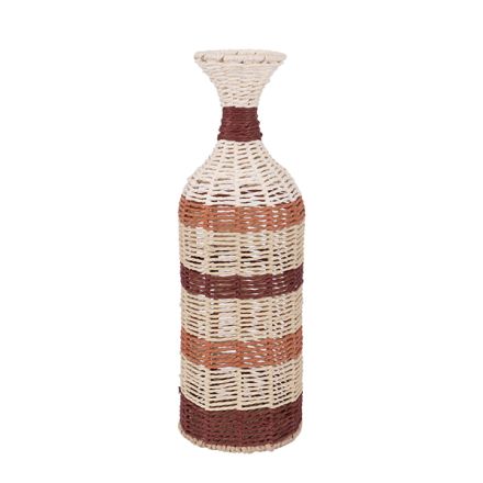 ΒΑΖΟ ΜΕ ΠΛΕΞΗ ΠΟΛΥΧΡΩΜΟ 14x14x43cm