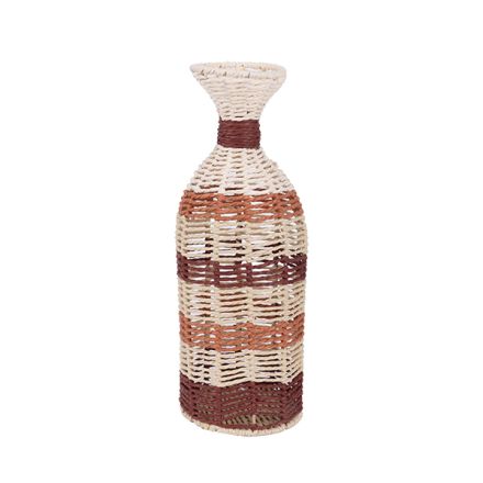 ΒΑΖΟ ΜΕ ΠΛΕΞΗ ΠΟΛΥΧΡΩΜΟ 12x12x35cm