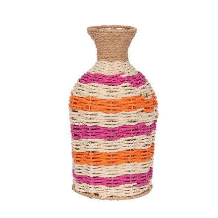 VASE PAPER STRING MULTICOLOR 20x20x33cm