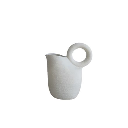 JAR CERAMIC WHITE 26x12.5x30.5cm