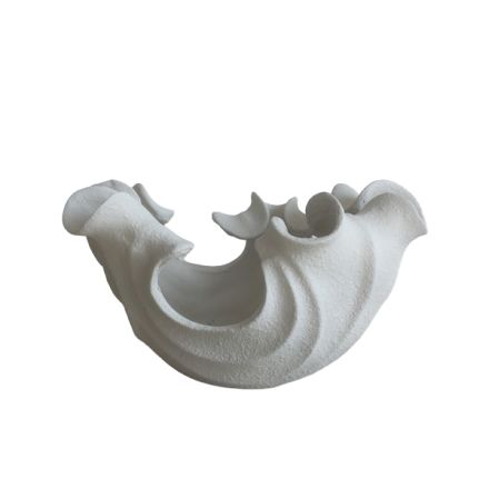 ΔΙΑΚΟΣΜΗΤΙΚΗ ΠΙΑΤΕΛΑ ΚΟΧΥΛΙ ΛΕΥΚΗ 30x24x17.5cm