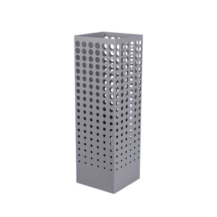 ΟΜΠΡΕΛΟΘΗΚΗ ΜΕΤΑΛΛΙΚΗ ΑΝΟΙΧΤΟ ΓΚΡΙ 15.5x15.5x49cm