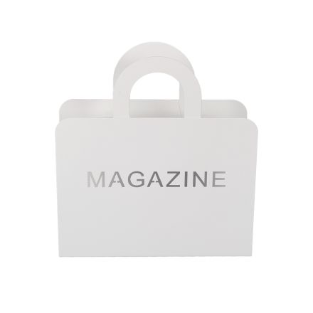 ΘΗΚΗ ΓΙΑ ΠΕΡΙΟΔΙΚΑ ΜΕΤΑΛΛΙΚΗ ΛΕΥΚΗ ΜΑΤ 29x8x32.2cm