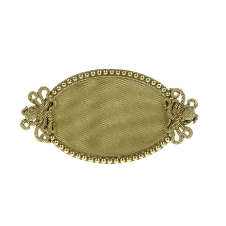 ΔΙΣΚΟΣ ΧΤΑΠΟΔΙ ΠΟΛΥΡΕΖΙΝ ΧΡΥΣΟ 32.2x17.5x4.5cm