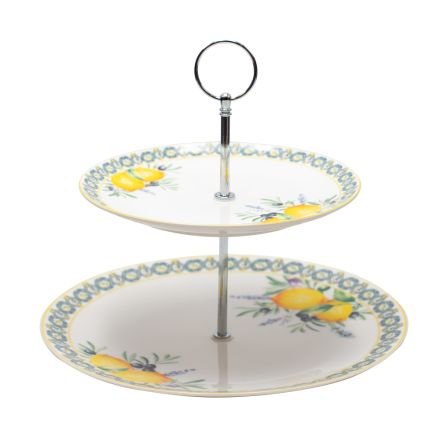 ΟΡΝΤΕΡΒΙΕΡΑ ΠΟΡΣΕΛΑΝΗ ΛΕΥΚΗ ΜΕ ΛΕΜΟΝΙΑ 26cm / 20cm
